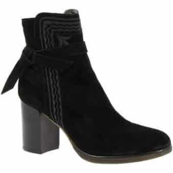 Μποτίνια Leonardo Shoes T267 CROSTA NERO