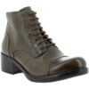 Μποτίνια Leonardo Shoes W947-09 BUFALO MASTICE