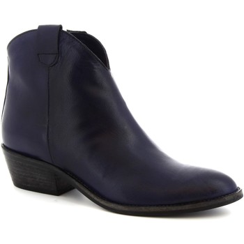 Μποτίνια Leonardo Shoes Z122 AMERICA NAVY Μποτίνια Leonardo Shoes Z122 AMERICA NAVY