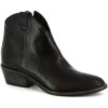 Μποτίνια Leonardo Shoes Z122 AMERICA NERO