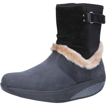 Μποτίνια Mbt stivaletti nero nabuk pelliccia AB217 Μποτίνια Mbt stivaletti nero nabuk pelliccia AB217