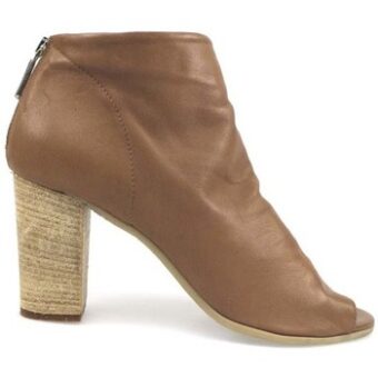 Μποτίνια Michel Batic stivaletti marrone (color cuoio) pelle ap916