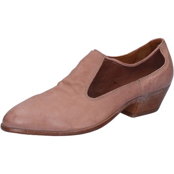 Μποτίνια Moma tronchetti beige pelle BX980 Μποτίνια Moma tronchetti beige pelle BX980