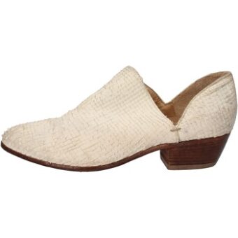 Μποτίνια Moma tronchetti bianco pelle pitonata AD88