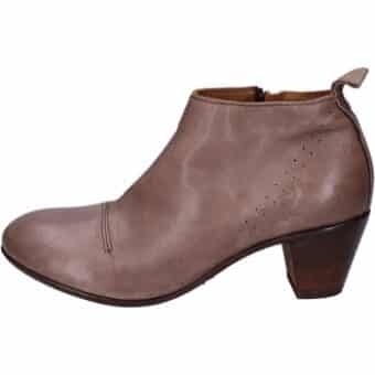 Μποτίνια Moma tronchetti marrone pelle BT155