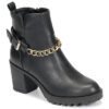 Μποτίνια Only BARBARA-9 PU HEELED CHAIN BOOT ΣΤΕΛΕΧΟΣ: Συνθετικό & ΕΠΕΝΔΥΣΗ: & ΕΣ. ΣΟΛΑ: & ΕΞ. ΣΟΛΑ: Συνθετικό