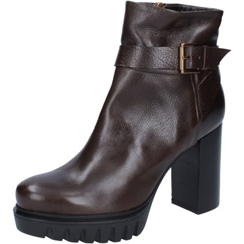 Μποτίνια Roberto Botticelli tronchetti marrone pelle BY560 Μποτίνια Roberto Botticelli tronchetti marrone pelle BY560