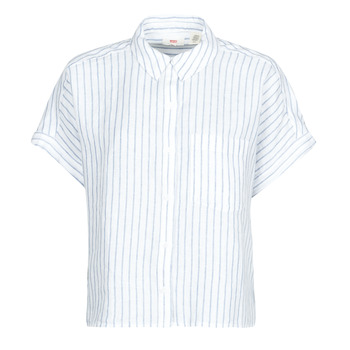 Μπουφάν Levis WHITE BLUE Σύνθεση: Λινό Μπουφάν Levis WHITE BLUE Σύνθεση: Λινό