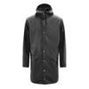 Μπουφάν ανδρικά Rains Black LONG JACKET 1202
