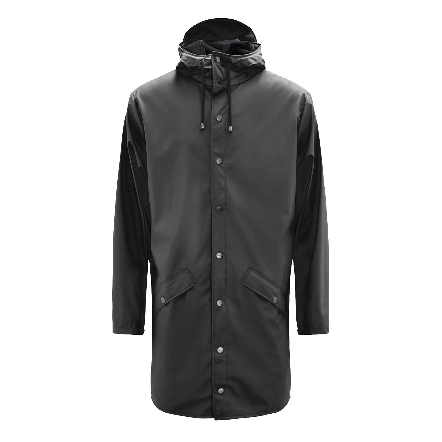 Μπουφάν ανδρικά Rains Black LONG JACKET 1202 Μπουφάν ανδρικά Rains Black LONG JACKET 1202