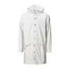Μπουφάν ανδρικά Rains Off White LONG JACKET 1202