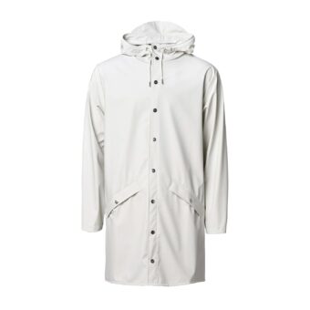 Μπουφάν ανδρικά Rains Off White LONG JACKET 1202