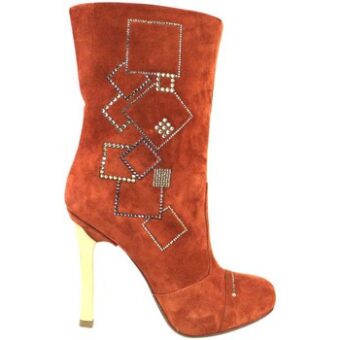 Μπότες Fabi stivali rosso camoscio am39