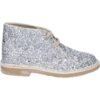 Μπότες Firpo stivaletti polacchini argento glitter BT897