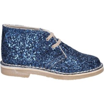 Μπότες Firpo stivaletti polacchini blu glitter BT898