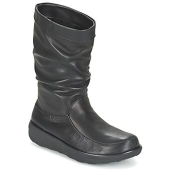 Μπότες FitFlop LOAF SLOUCHY KNEE BOOT LEATHER