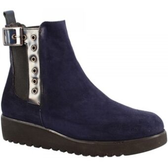 Μπότες Leonardo Shoes 166 CAMOSCIO BLEU