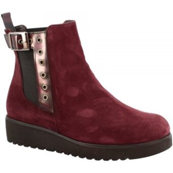 Μπότες Leonardo Shoes 166 CAMOSCIO BORDEAUX