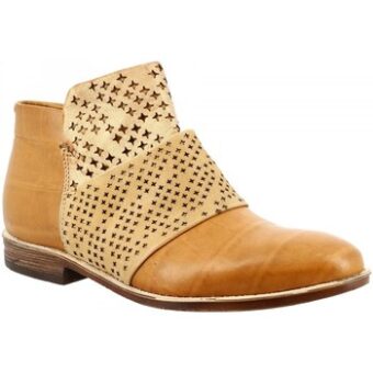 Μπότες Leonardo Shoes 166208 CUOIO CARAMEL CUOIO