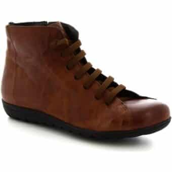 Μπότες Leonardo Shoes 2177 STROPICCIATO CUOIO