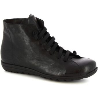 Μπότες Leonardo Shoes 2177 STROPICCIATO NERO