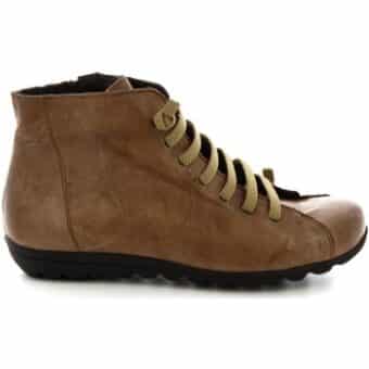 Μπότες Leonardo Shoes 2177 STROPICCIATO TAUPE