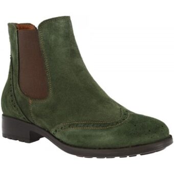 Μπότες Leonardo Shoes 2724 CAMOSCIO VERDE