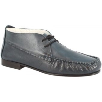 Μπότες Leonardo Shoes 324 VITELLO BLEU