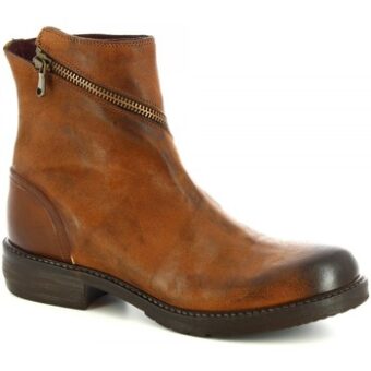 Μπότες Leonardo Shoes 32525/1 OXID CRUST SMER LAV CUOIO S.