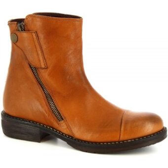 Μπότες Leonardo Shoes 32525/3 OYSTER CUOIO