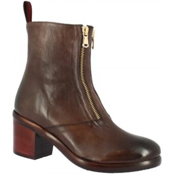 Μπότες Leonardo Shoes 35165/18 PAPUA BRONZATO