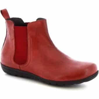 Μπότες Leonardo Shoes 4526 STROPICCIATO BORDEAUX