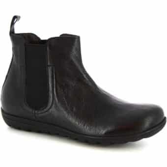 Μπότες Leonardo Shoes 4526 STROPICCIATO NERO