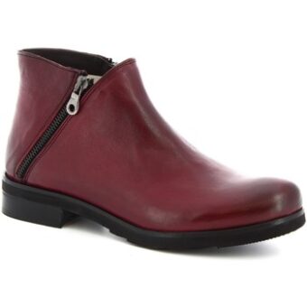 Μπότες Leonardo Shoes 4719 ROK BORDEAUX