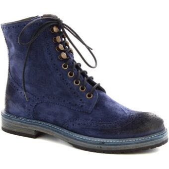 Μπότες Leonardo Shoes 4730 BLUE