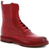 Μπότες Leonardo Shoes 612 ROK ROSSO