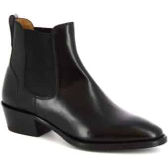 Μπότες Leonardo Shoes 9227/19 VITELLO NERO