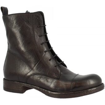 Μπότες Leonardo Shoes D409 MONTONE NERO