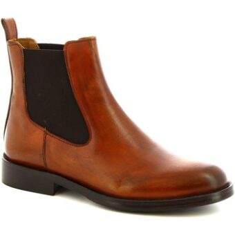 Μπότες Leonardo Shoes D607 PE VITELLO CUOIO