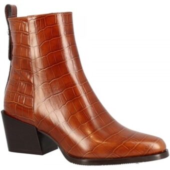 Μπότες Leonardo Shoes F02 COCCO COL BRANDY