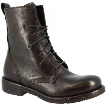 Μπότες Leonardo Shoes RE14F VACCHETTA NERA