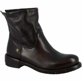 Μπότες Leonardo Shoes RE15F VACCHETTA NERA