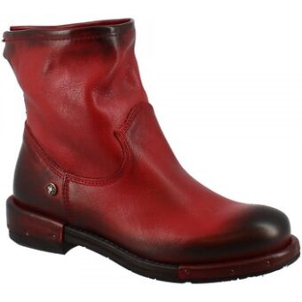 Μπότες Leonardo Shoes RE15F VACCHETTA ROSSA