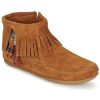 Μπότες Minnetonka CONCHO FEATHER SIDE ZIP BOOT ΣΤΕΛΕΧΟΣ: Δέρμα & ΕΠΕΝΔΥΣΗ: Δέρμα & ΕΣ. ΣΟΛΑ: Δέρμα & ΕΞ. ΣΟΛΑ: Καουτσούκ