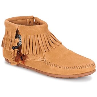 Μπότες Minnetonka CONCHO FEATHER SIDE ZIP BOOT ΣΤΕΛΕΧΟΣ: Δέρμα & ΕΠΕΝΔΥΣΗ: Δέρμα & ΕΣ. ΣΟΛΑ: Δέρμα & ΕΞ. ΣΟΛΑ: Καουτσούκ