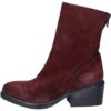 Μπότες Moma stivaletti bordeaux camoscio BY934