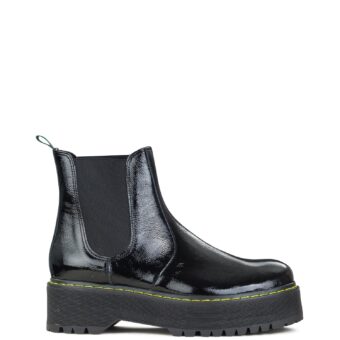 Μπότες - Μποτάκια γυναικείες Ana Bonilla Black Λουστρίνι 9901