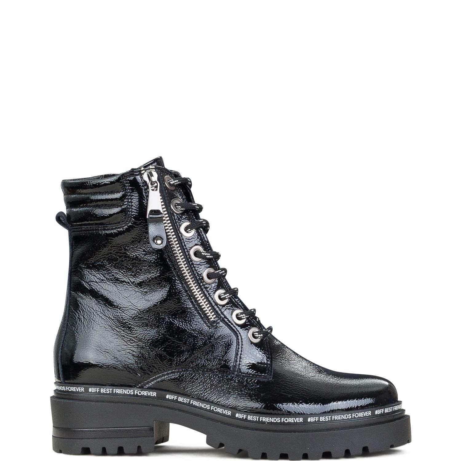 Μπότες - Μποτάκια γυναικείες Ana Bonilla Μαύρο Λουστρίνι 8705 Μπότες - Μποτάκια γυναικείες Ana Bonilla Μαύρο Λουστρίνι 8705