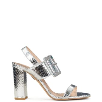 Πέδιλα γυναικεία Bianca Di Ασημί 1010