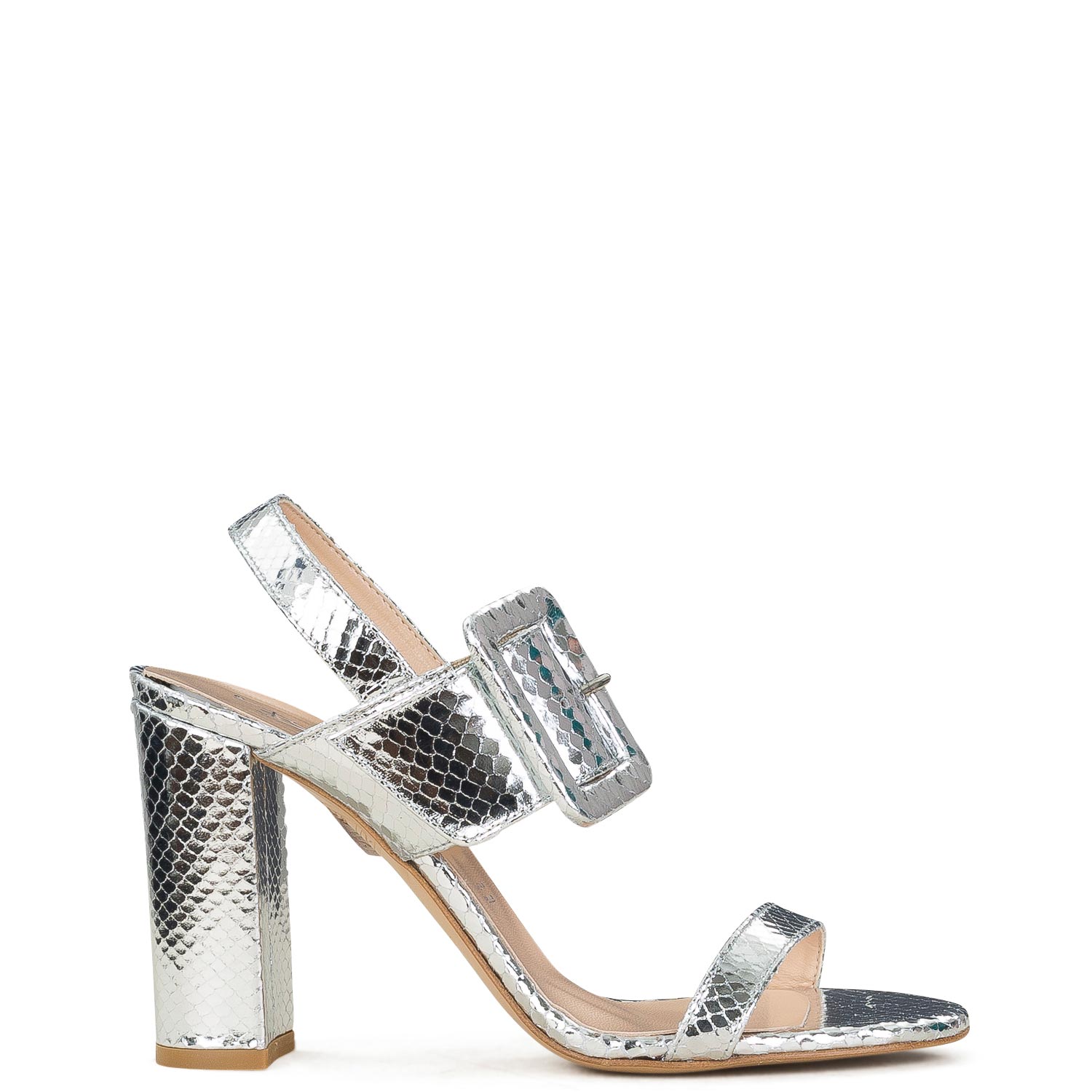 Πέδιλα γυναικεία Bianca Di Ασημί 1010 Πέδιλα γυναικεία Bianca Di Ασημί 1010